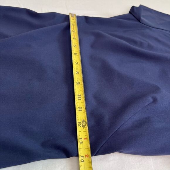 Theory Betty Dress Navy In Stretch Wool New With Tag Size 2 - Picture 8 of 11